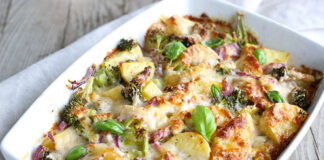 Jak przygotować casserole z kurczakiem i warzywami