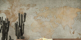 fototapety z mapą świata